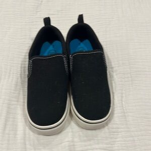 Black Slip-On Sneakers